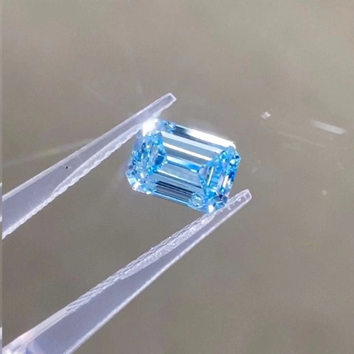 공상적 강렬한 컬러 느슨한 연구실 성장한 blue diamond 에메랄드는 잘렸습니다