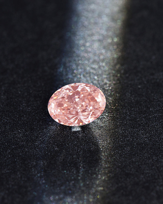 공상적 광선 실험실 이루어진 핑크 다이아몬드 오벌 커트 인공 2.4 ct IGI 공인되 VS1