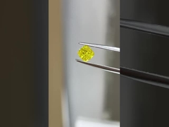 쿠션 연구소 재배 다이아몬드 IGI 인증 다이아몬드 연구소 생성 노란색 다이아몬드 HPHT